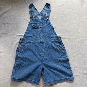 Vintage Cherokee Denim 90s Carpenter Short Overalls